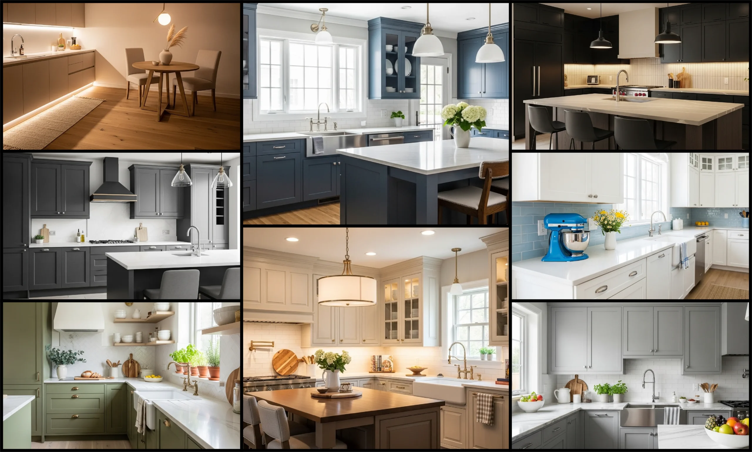 Stylish Kitchen Color Combination