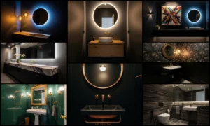 Dark Moody Powder Room