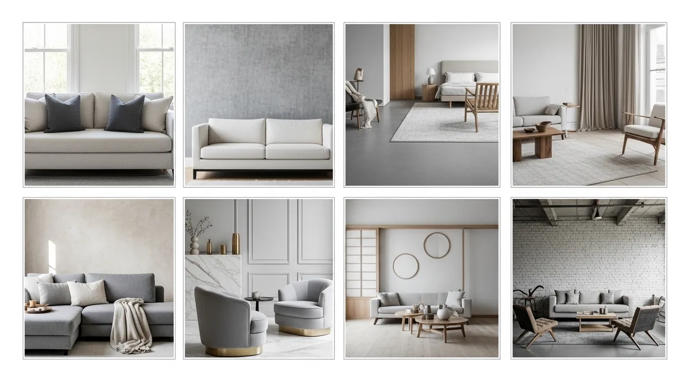 Grey and Beige Living Room Ideas