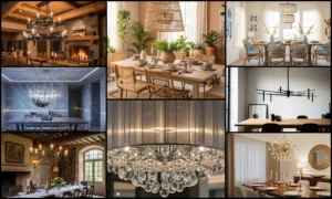 Stunning Chandelier Dining Room