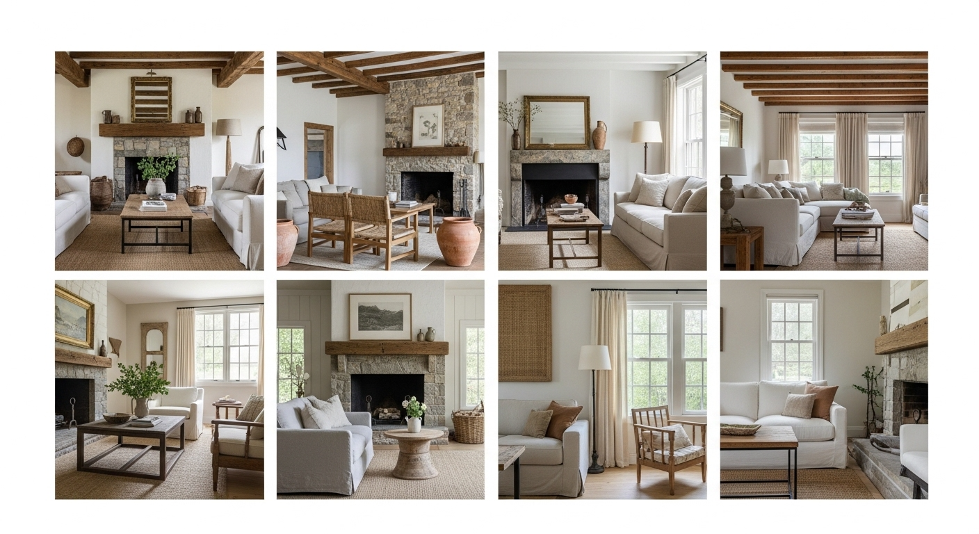 Earthy Cottage Living Room Ideas