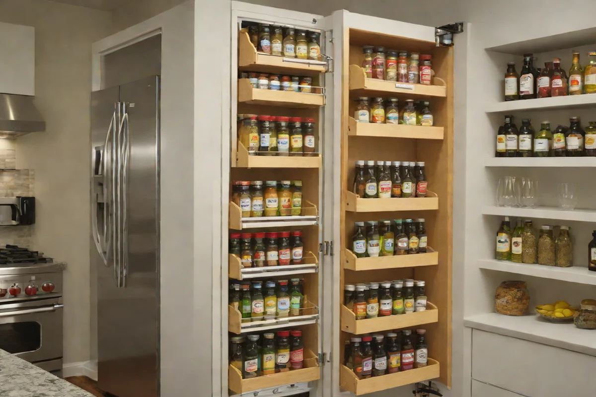 Use Pull-Out Spice Racks for Tight Spaces -  Best Spice Racks