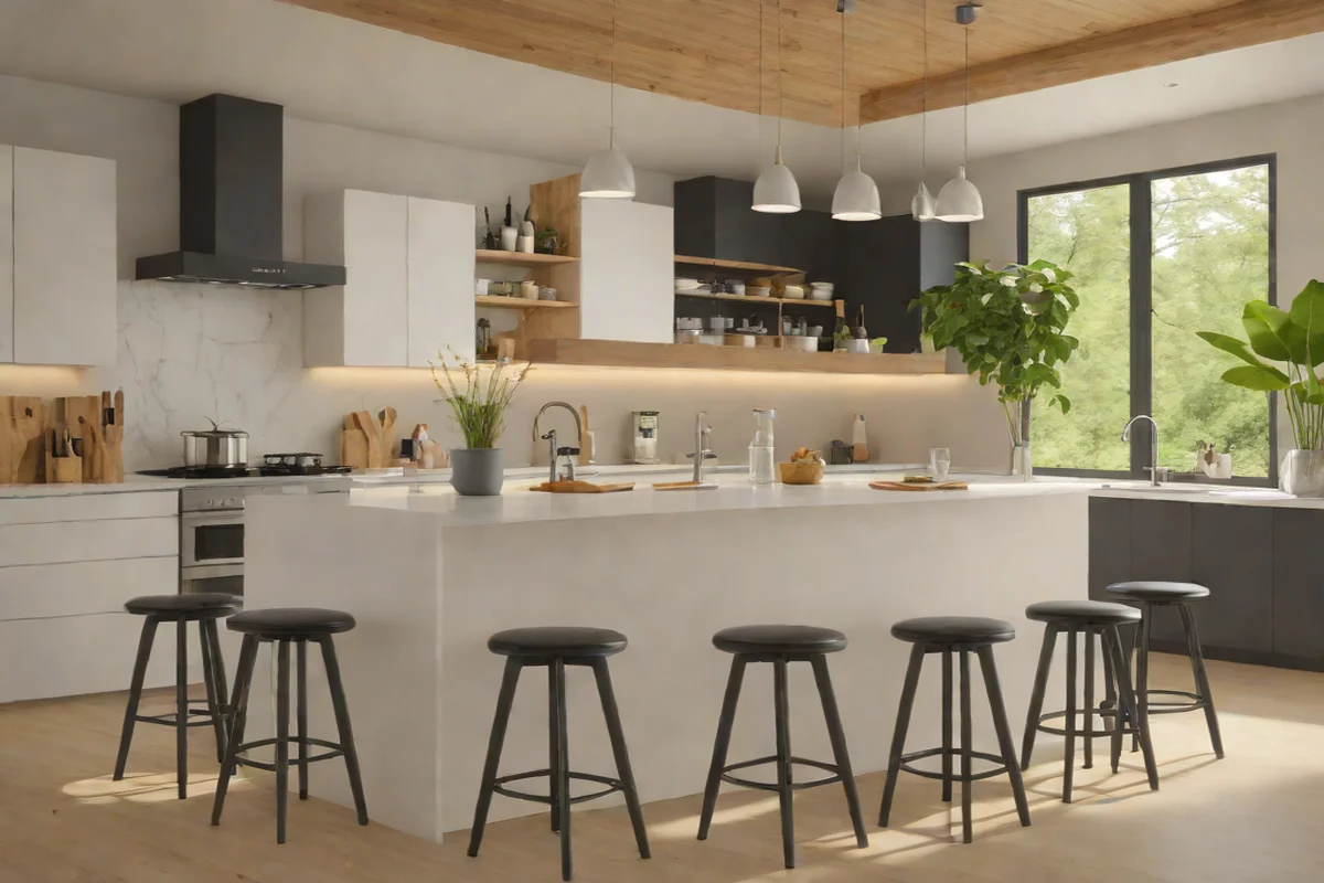 Add Seating to Turn Your Island into a Daily Use Spot - Modern Kitchen Island Ideas