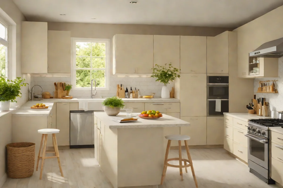 Use Light Colors to Make Small Kitchens Feel Bigger - Modern Kitchen Island Ideas