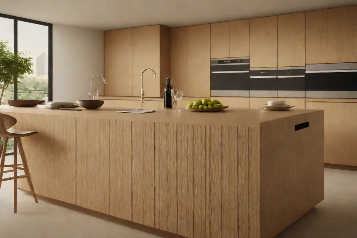 Add Texture to Break Flat Surfaces - Modern Kitchen Island Ideas