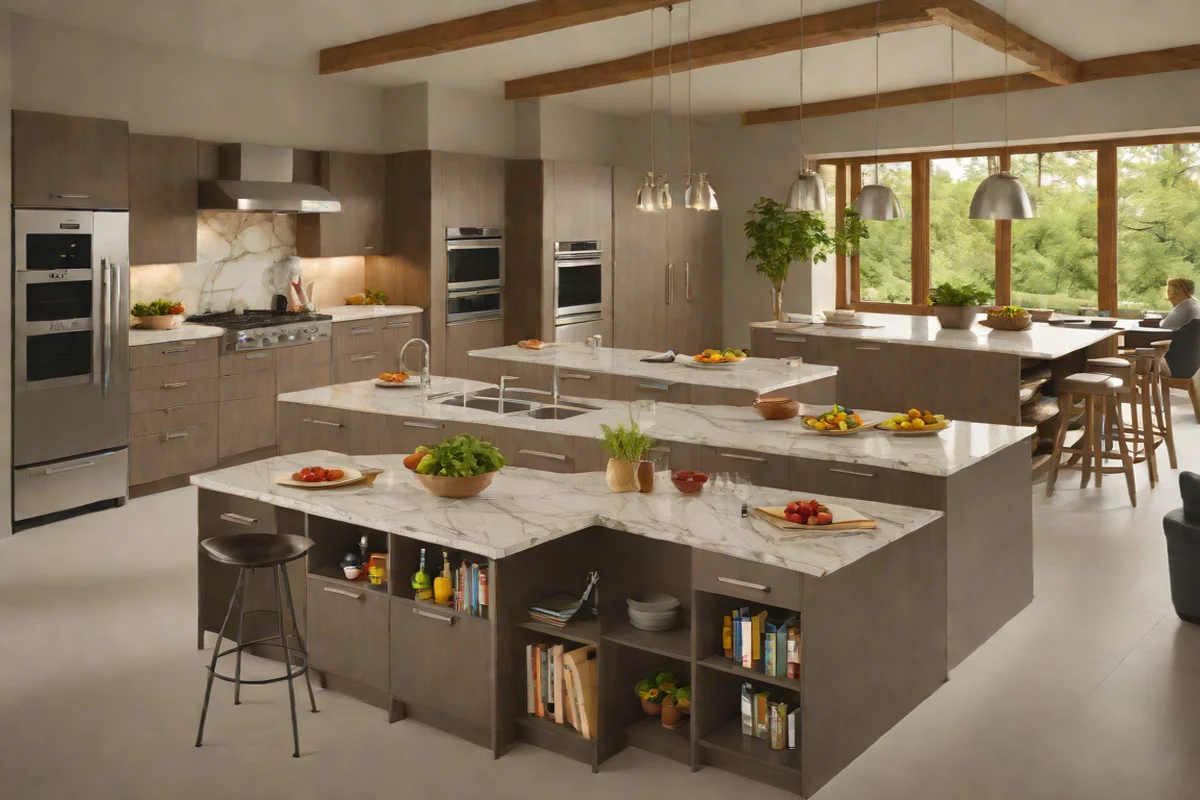 Make the Island Multi-Functional - Modern Kitchen Island Ideas