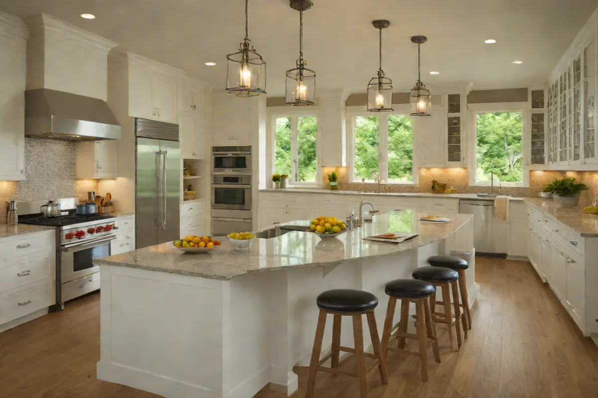 Keep the Island Narrow in Small Kitchens - Modern Kitchen Island Ideas