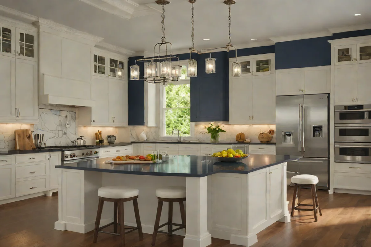 Use Two-Tone Colors to Add Depth - Modern Kitchen Island Ideas