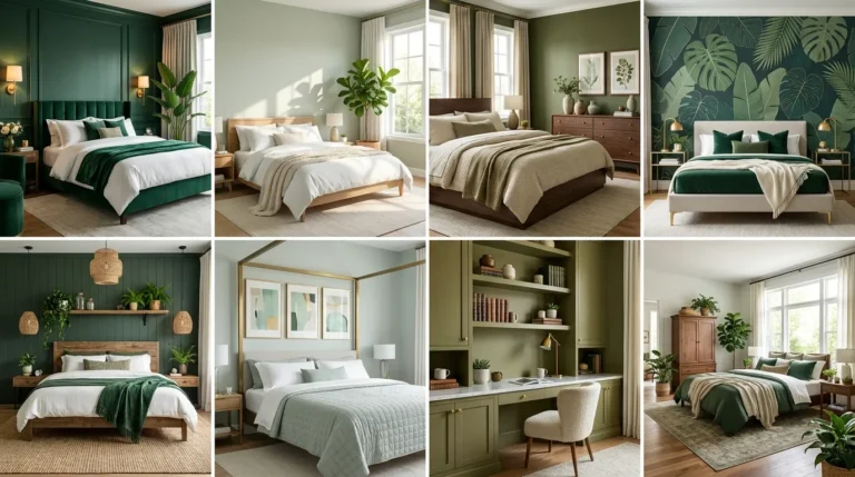20 Green Bedroom Ideas: The Architectural Biophilic Manual