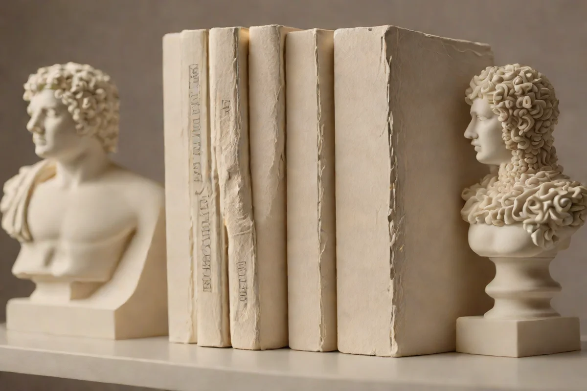 Monolithic Plaster Bookends - Girls' Bedroom Ideas