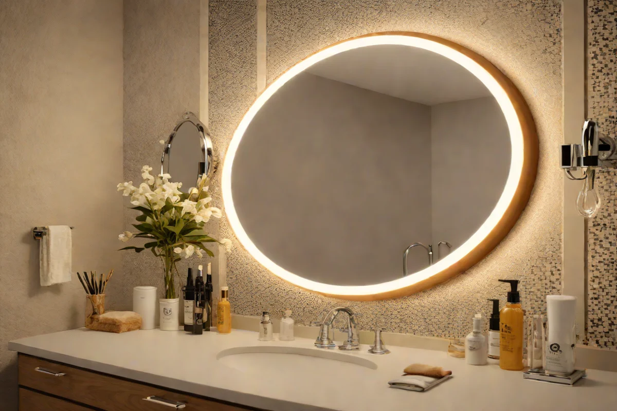 Integrated Hollywood LED Vanity Mirror Borders - Girls' Bedroom Ideas