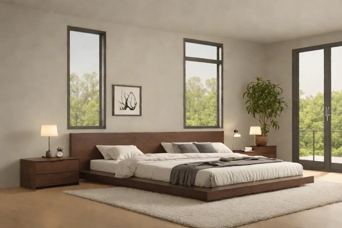 Low-Profile Platform Bed Foundations - Green Bedroom Ideas