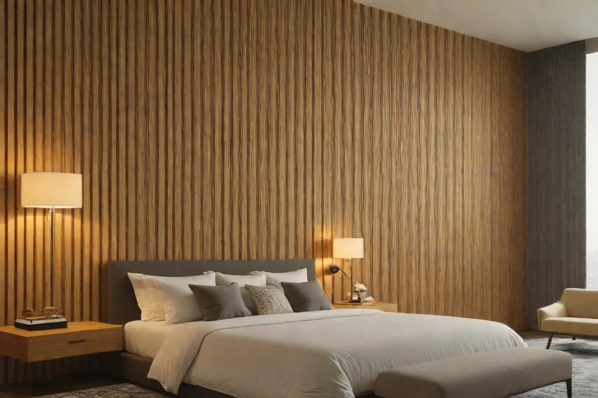 Architectural Wood Slat Accent Walls - Inspiring Bedroom Ideas