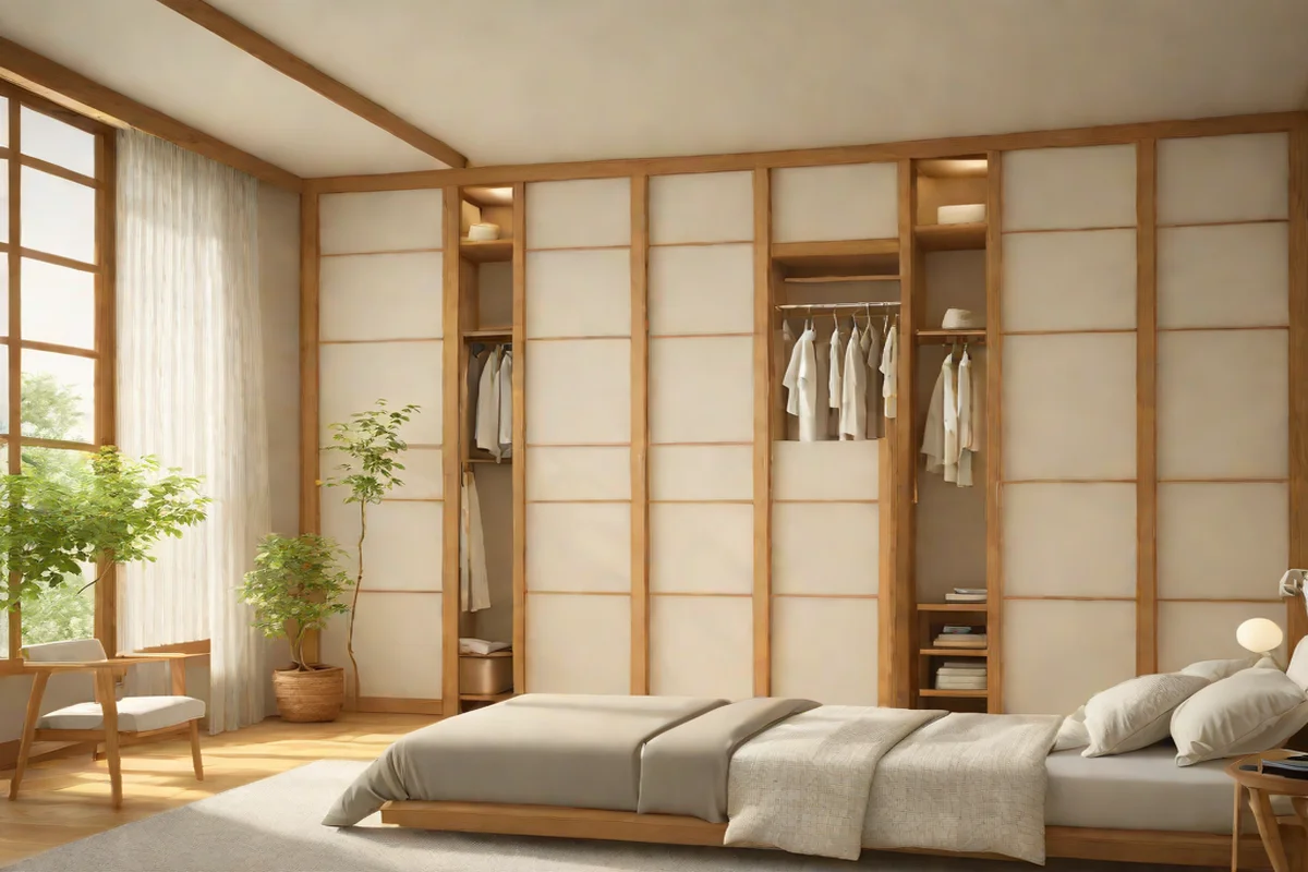Translucent Shoji-Inspired Wardrobe Doors - Inspiring Bedroom Ideas