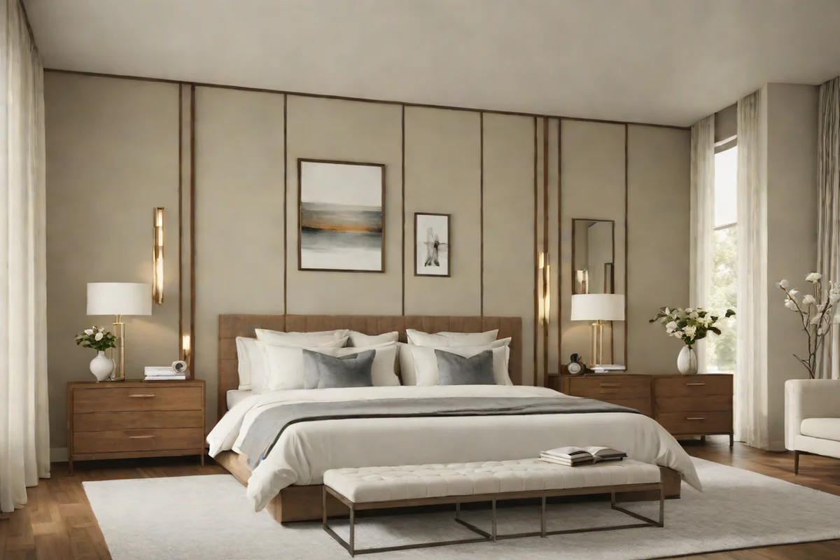 Flanking the Frame with Symmetrical Mirrors - Inspiring Bedroom Ideas
