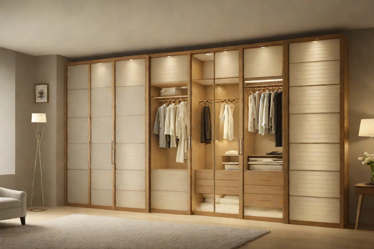 Translucent Shoji-Inspired Closet Doors - Modern Cowgirl Bedroom Ideas