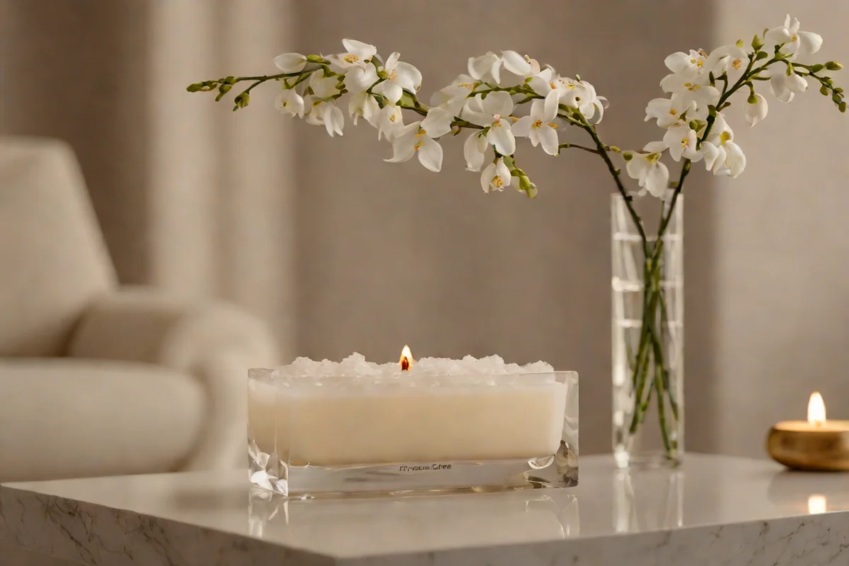 The Scent-Scaping Harmony of Jasmine and White Musk - Modern Rococo Revival Living Room Ideas