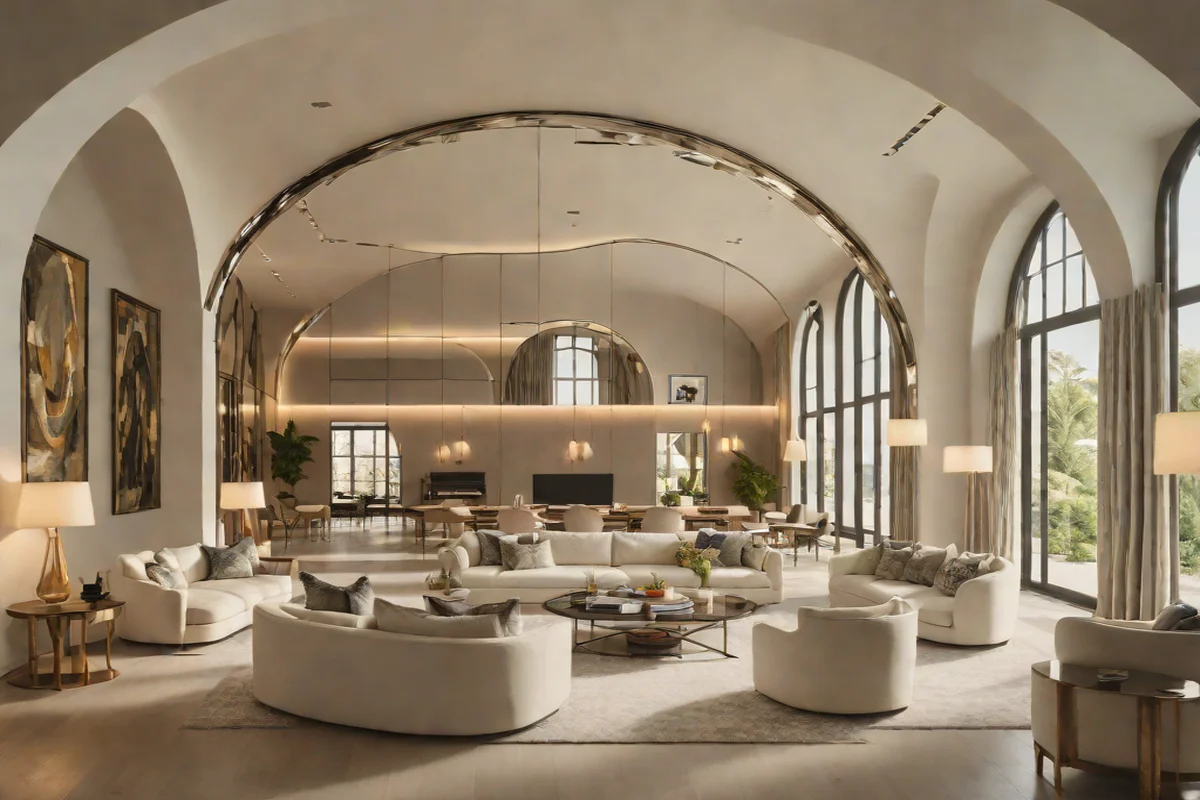 Symmetrical Mirror Multipliers - Quiet Luxury Living Room