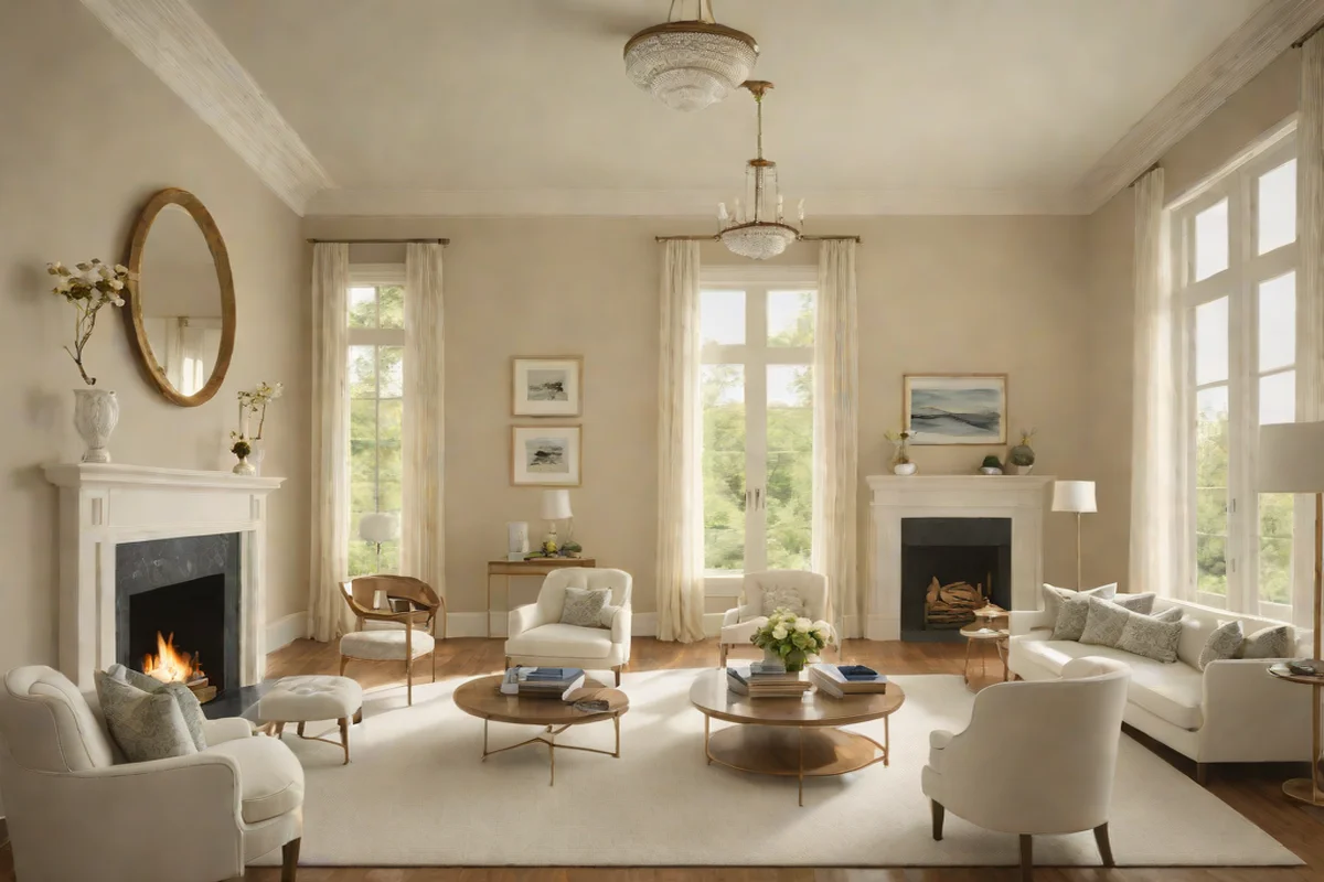 Total Tonal Color Drenching in Alabaster - Small White Living Room Ideas