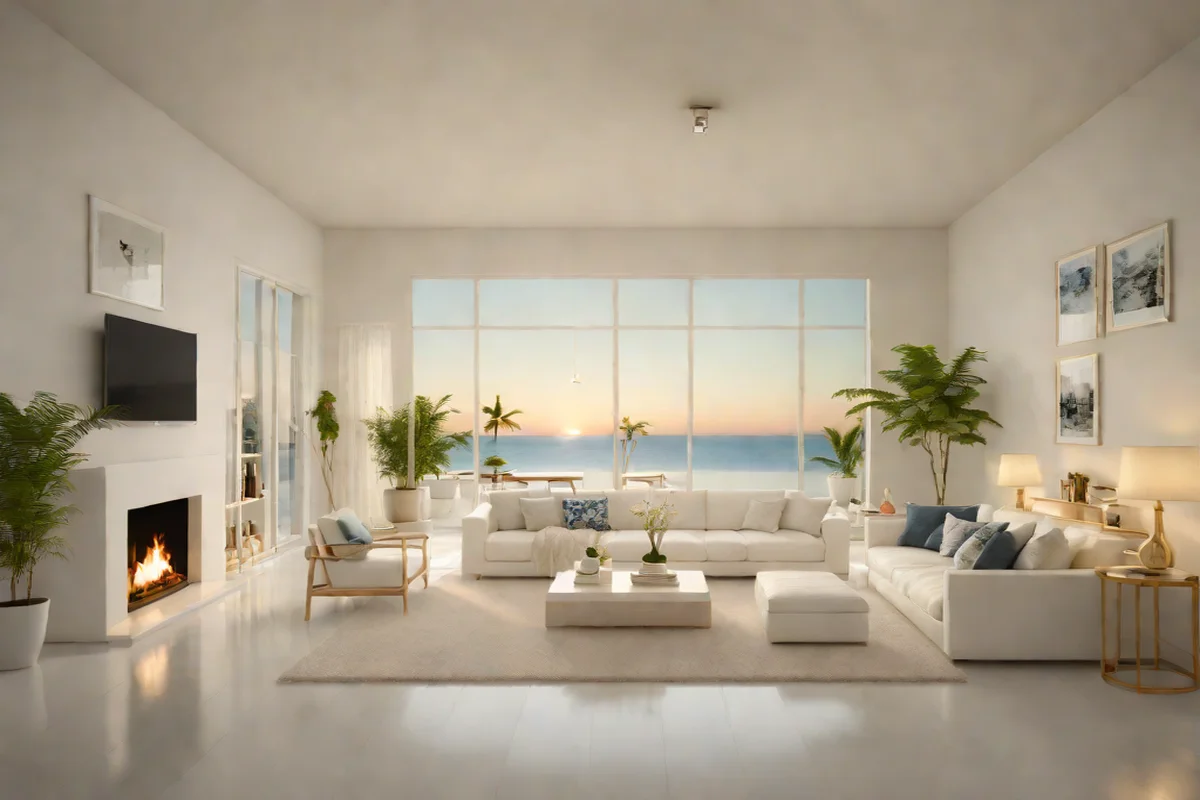 The Sunday Evening Pristine Canvas Cleanse - Small White Living Room Ideas
