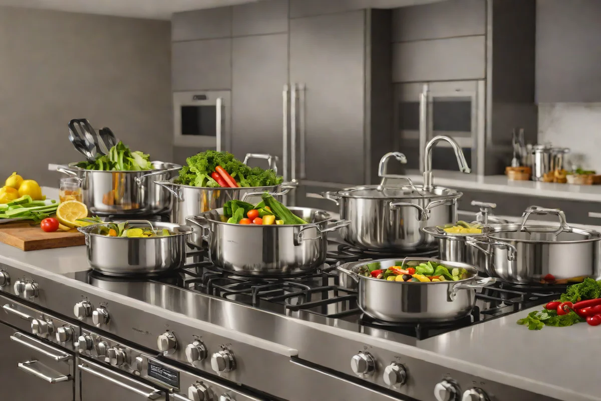 Commercial-Grade Titanium Stainless Steel Sets - Best Cookware Sets