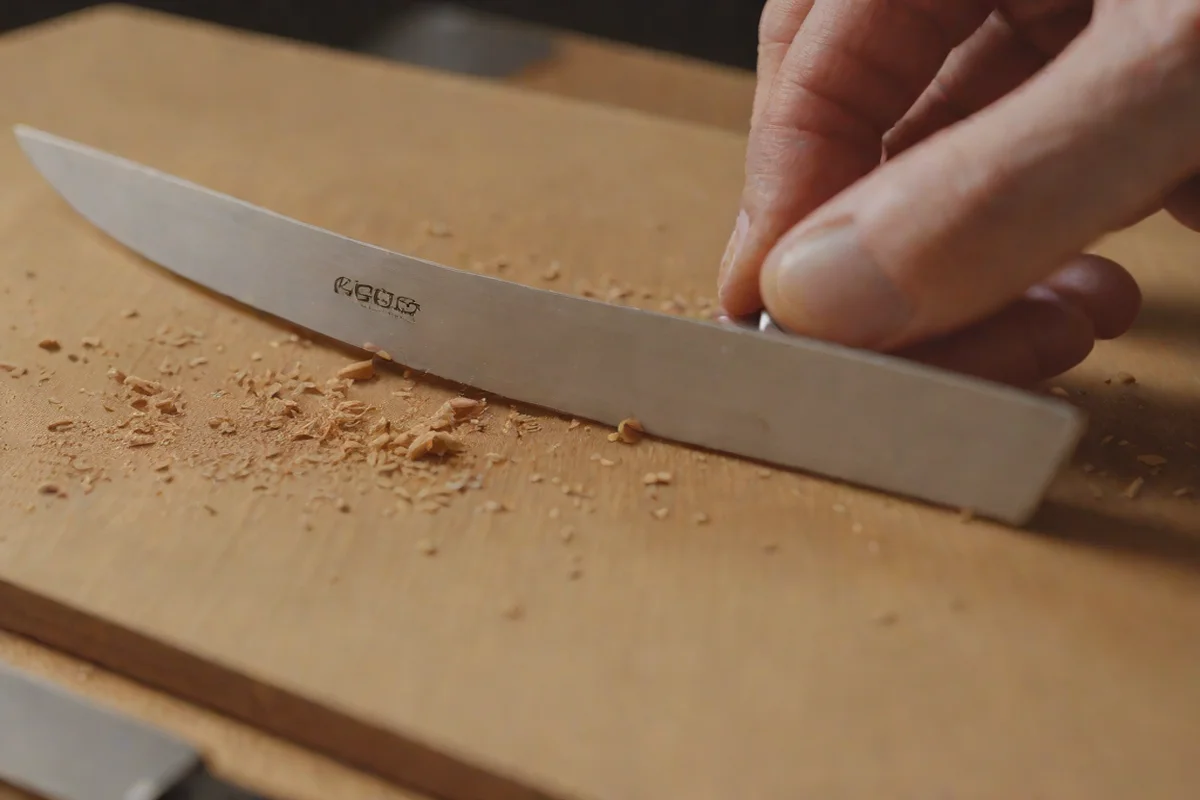 Practice Correct Clearing Techniques Practice Correct Clearing Techniques - Care for Kitchen Knives