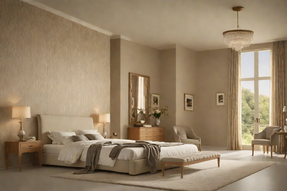 Apply Translucent Pearlescent Roman Clay Finishes -  Chic Dreamy Bedroom Ideas