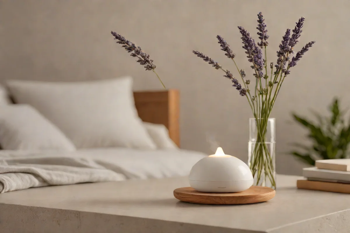 Infuse Calming, Botanical Scents via Porcelain Diffusers -  Chic Dreamy Bedroom Ideas