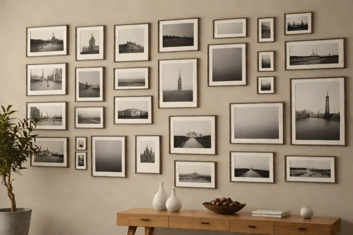 Curate a Personal, Low-Contrast Art Gallery -  Chic Dreamy Bedroom Ideas