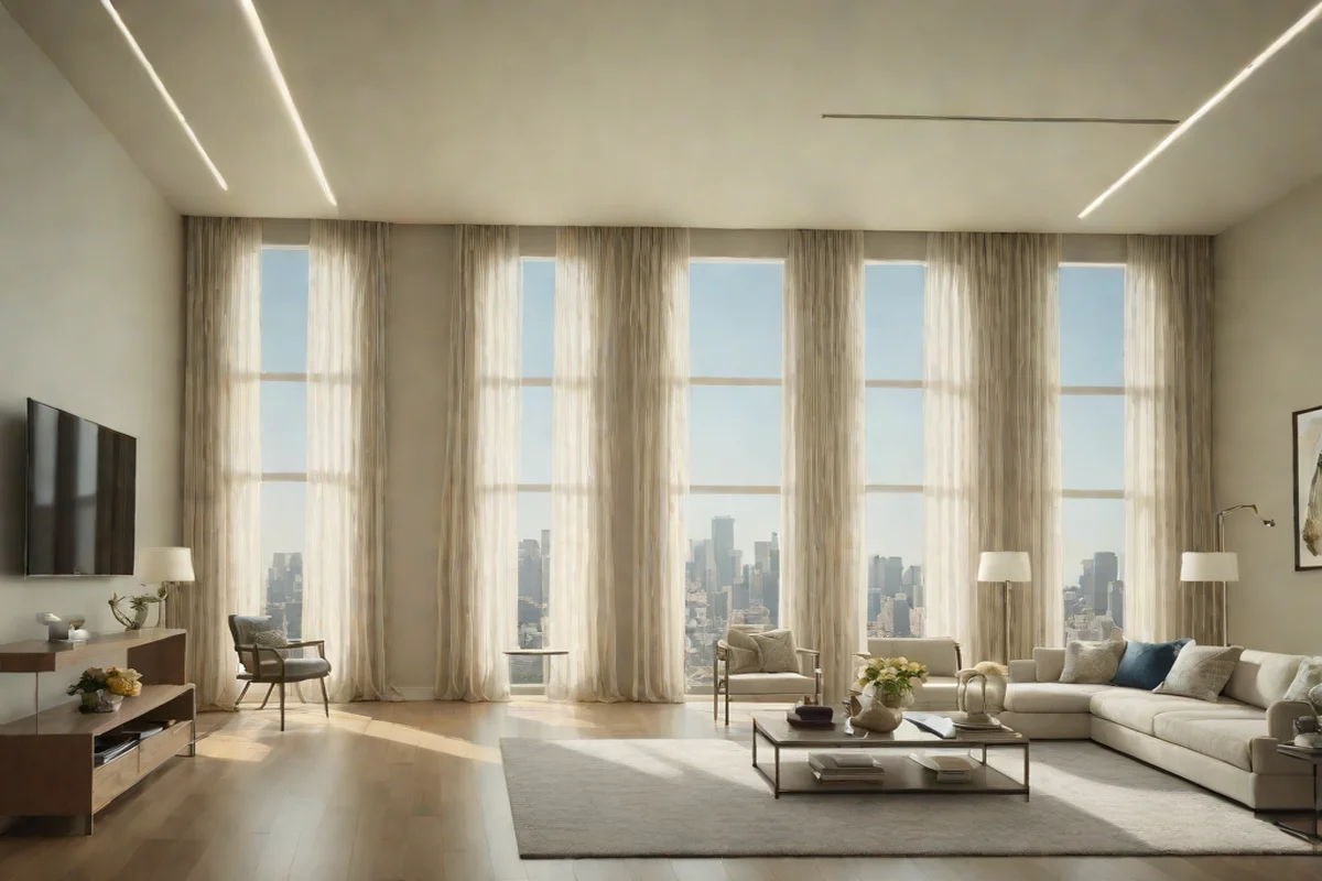 Install Full-Height, Ceiling-Recessed Sheer Drapery -  Chic Dreamy Bedroom Ideas