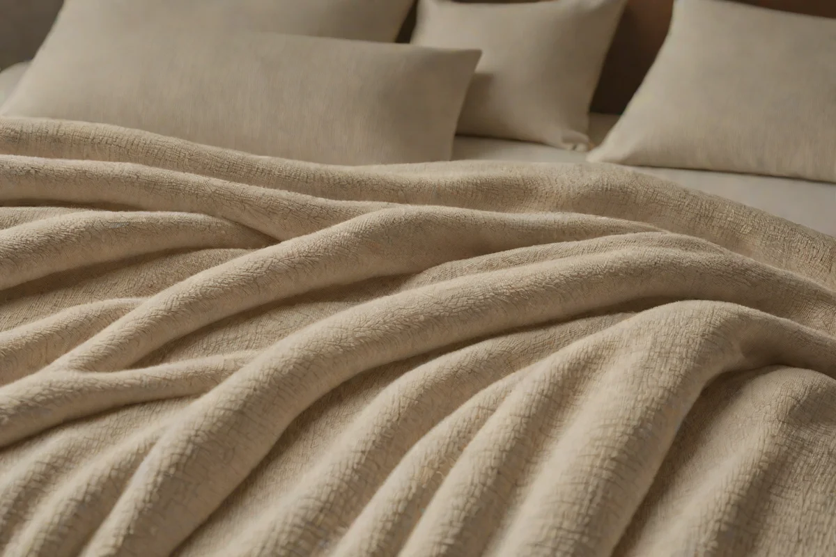 Layer Bouclé and Heavy-Gauge Linen Textiles Layer Bouclé and Heavy-Gauge Linen Textiles - Cozy Bedroom Ideas