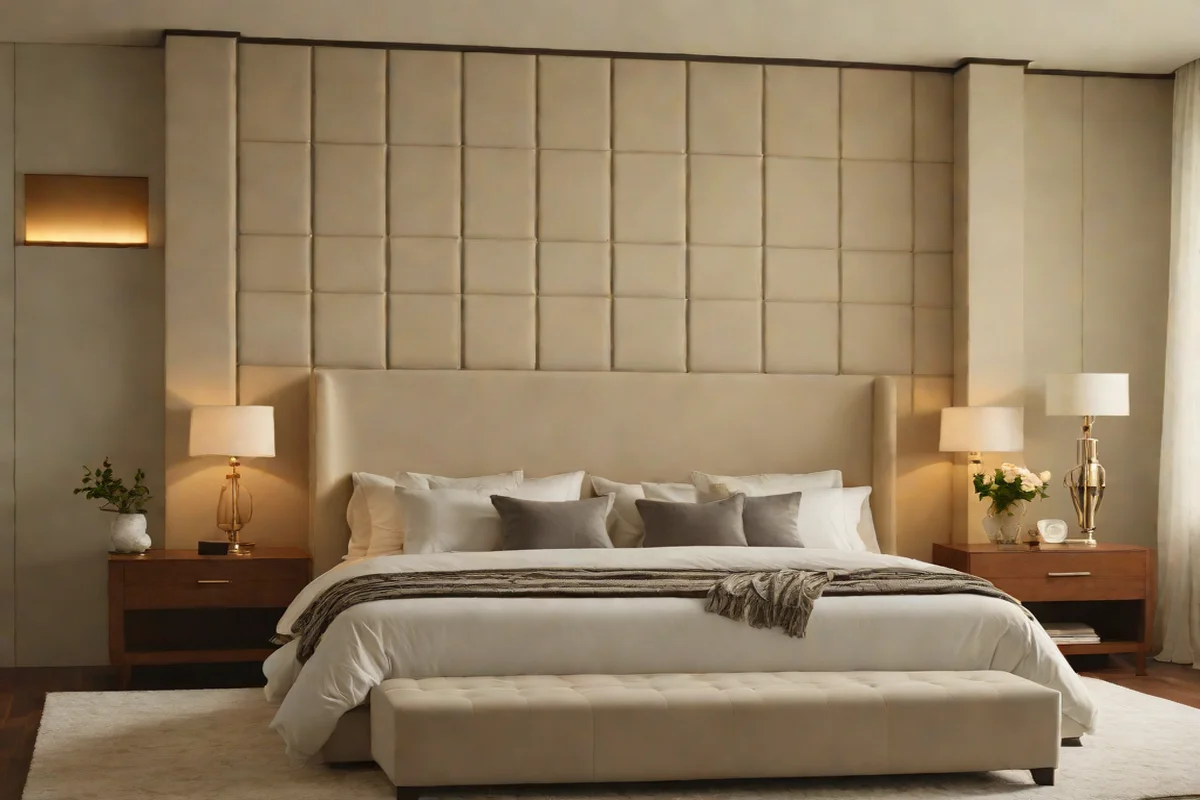 Incorporate a Monolithic Upholstered Headboard Incorporate a Monolithic Upholstered Headboard - Cozy Bedroom Ideas