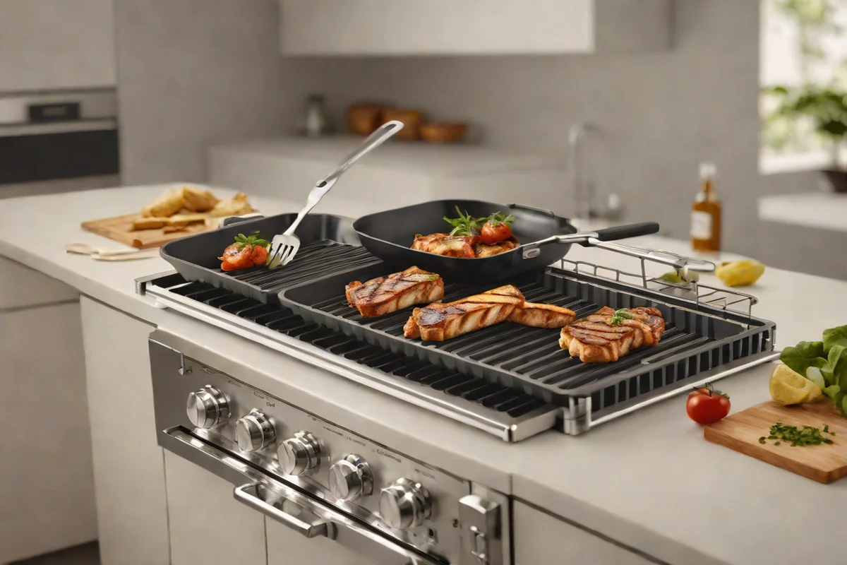 The Slotted Grill Pan The Slotted Grill Pan - Different Types of Cookware