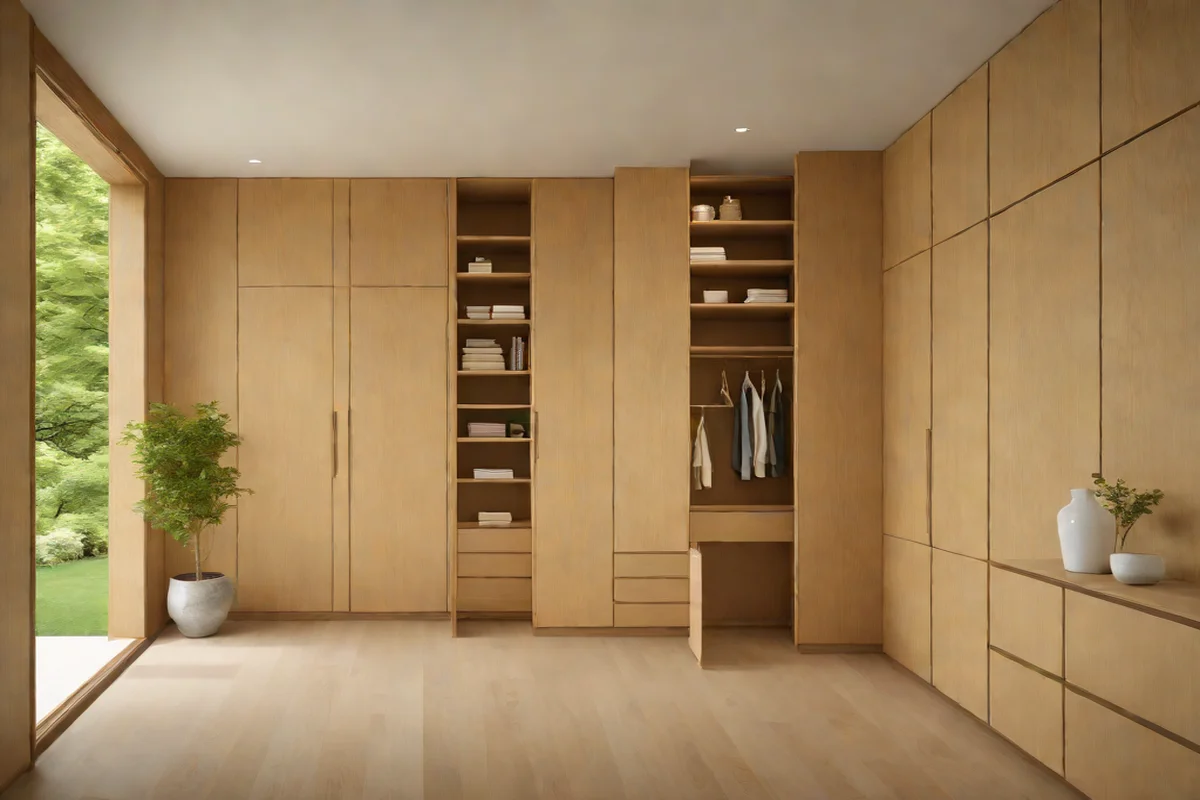 Utilize Flush-Faced Integrated Timber Cabinetry Utilize Flush-Faced Integrated Timber Cabinetry - earthy cottage bedroom ideas
