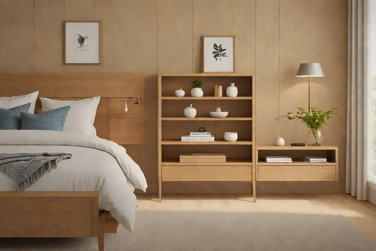 Position Symmetrical Floating Nightstands Position Symmetrical Floating Nightstands - earthy cottage bedroom ideas