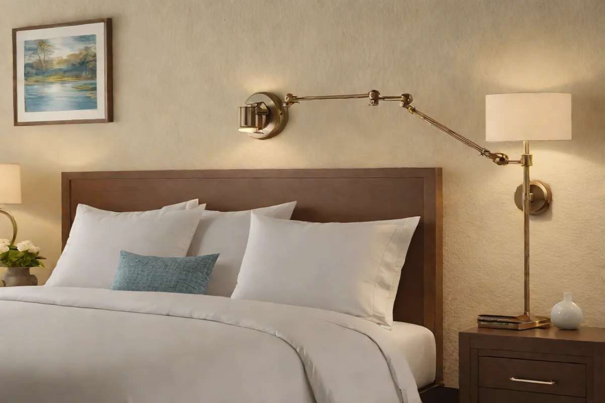 Install Adjustable Swing-Arm Wall Sconces Install Adjustable Swing-Arm Wall Sconces - earthy cottage bedroom ideas