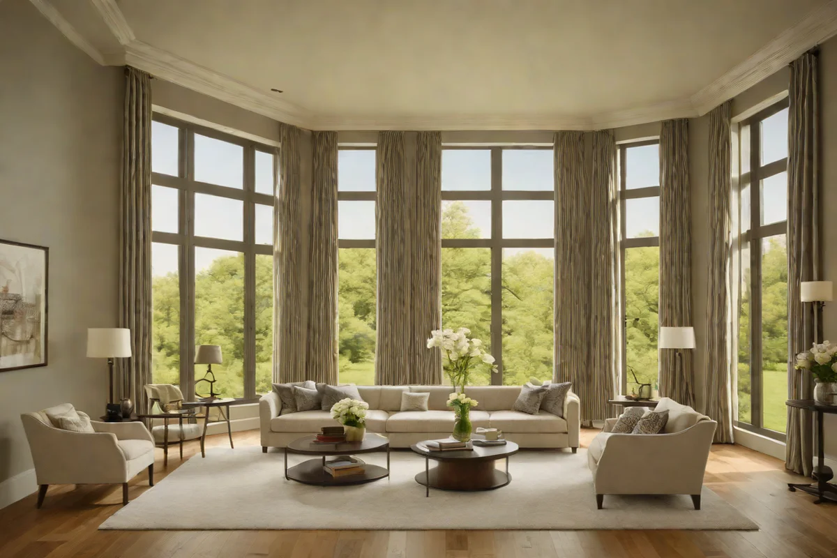 Frame Windows with Heavy-Gauge Wool Drapery Frame Windows with Heavy-Gauge Wool Drapery - earthy cottage bedroom ideas