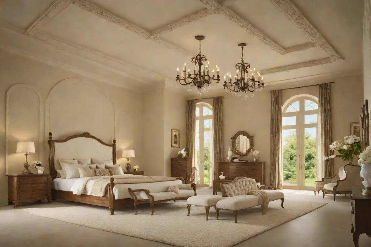Apply Textured Alabaster Roman Clay Finishes - Neutral Bedroom Decor Ideas