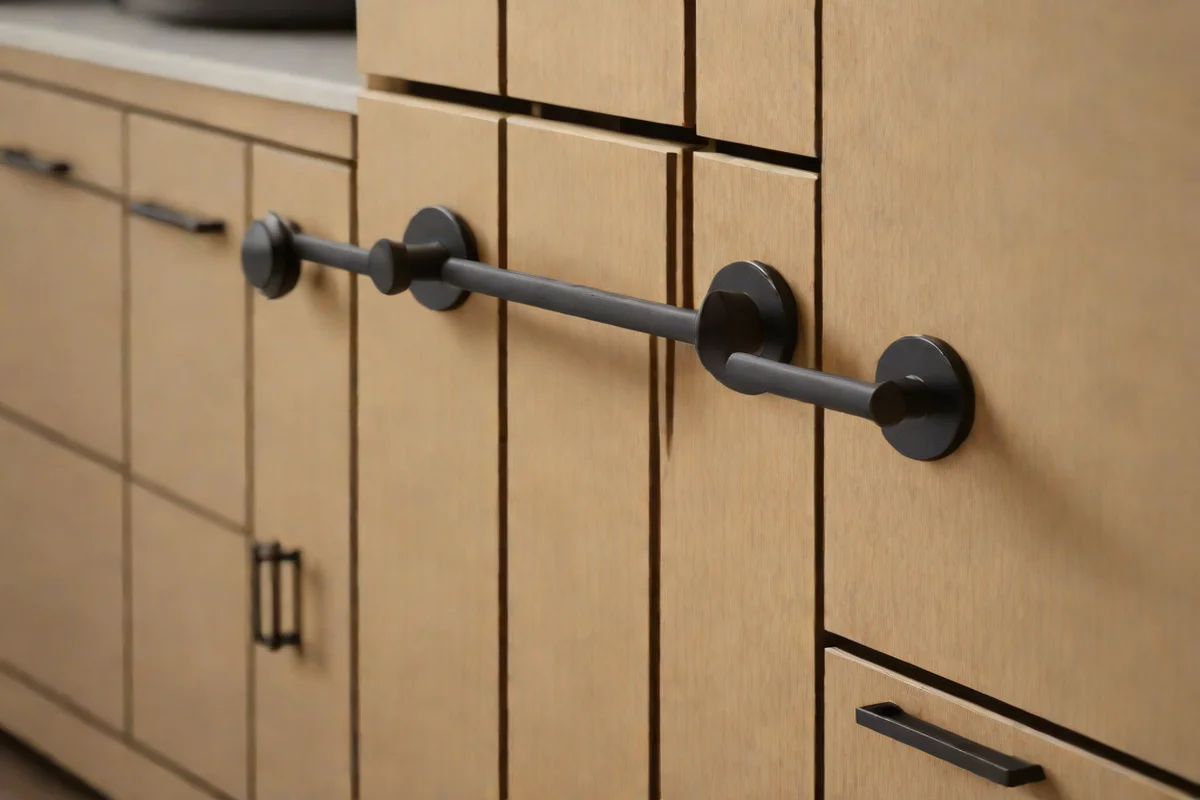 Incorporate Matte Blackened Bronze Hardware - Nursery Ideas for Baby Boys