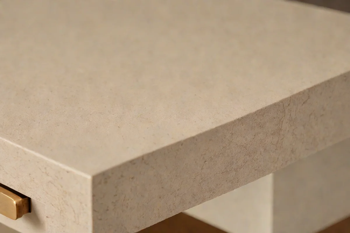 Integrate a Matte Travertine Changing Table Surface - Nursery Ideas for Baby Boys