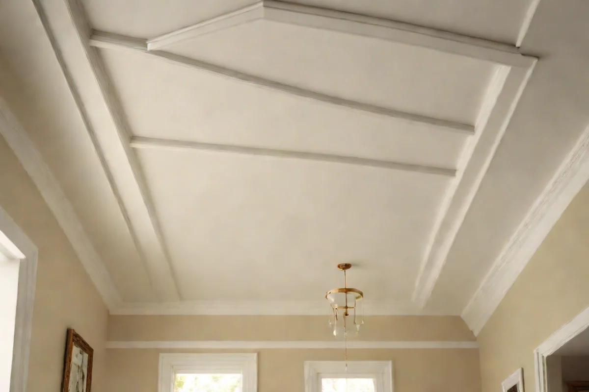 Frame the Ceiling with a Minimalist Fluted Trim - Nursery Ideas for Baby Boys
