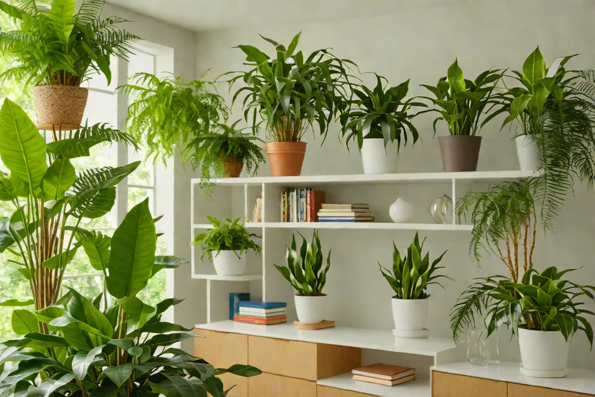 Integrate Natural Air-Purifying Greenery out of Reach - Nursery Ideas for Baby Boys