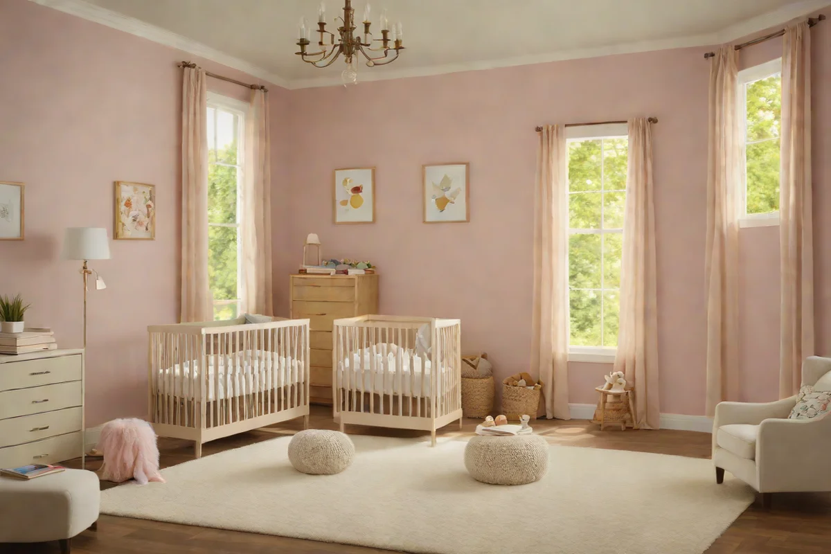 Apply Calming Blush Slaked Lime Washes - Nursery Ideas for Girls