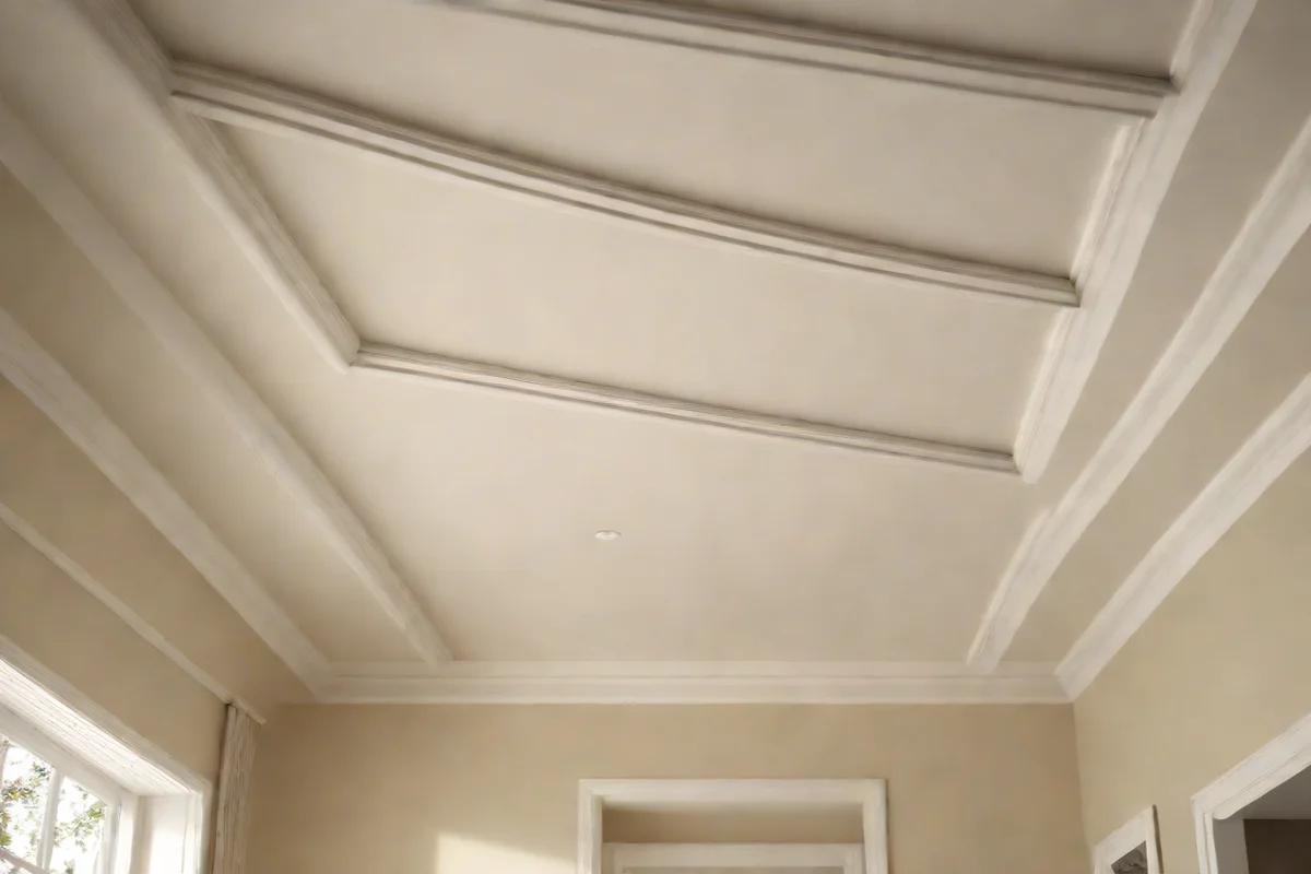 Frame the Ceiling with a Minimalist Fluted Trim - Nursery Ideas for Girls