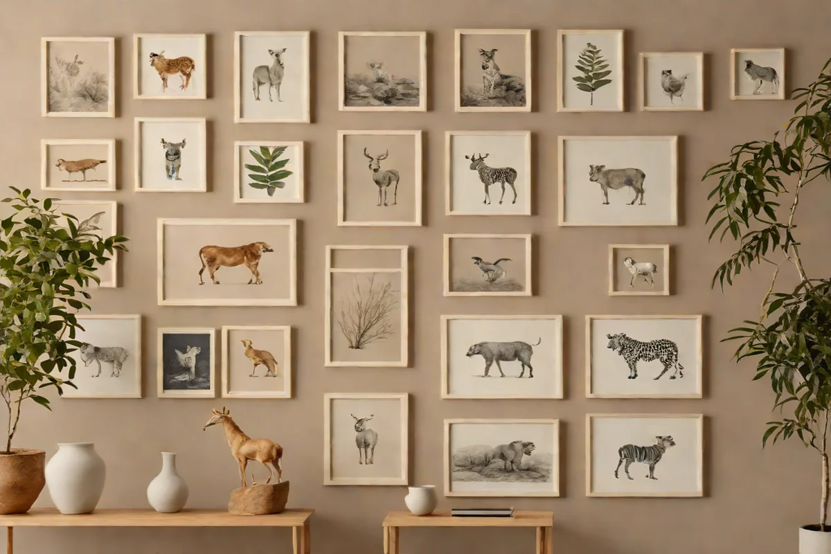 Curate a Low-Contrast, Natural Gallery Wall - Nursery Ideas for Girls