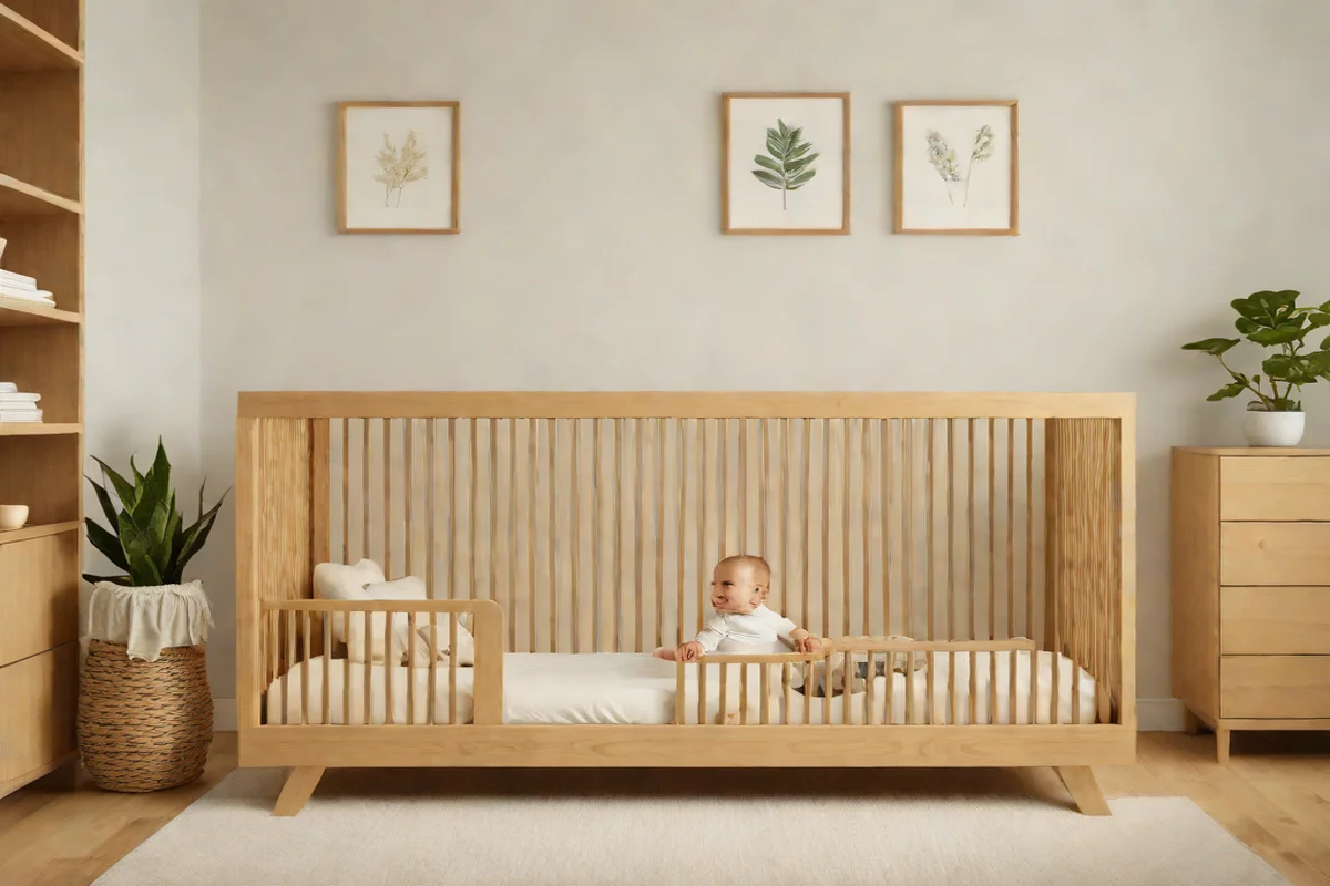 Establish a Grounded Low-Profile Convertible Crib - Nursery Ideas for Girls