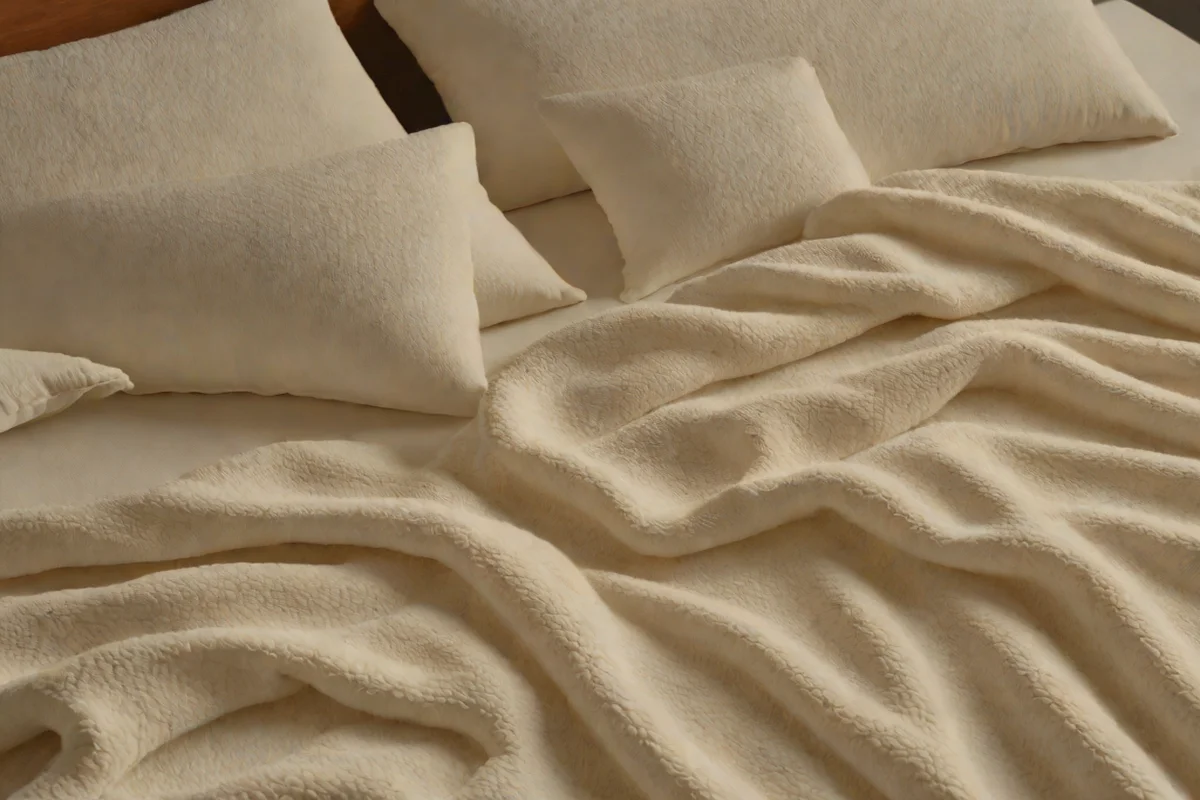 Layer Bouclé, Velvet, and Organic Cotton Textiles - Nursery Ideas for Girls