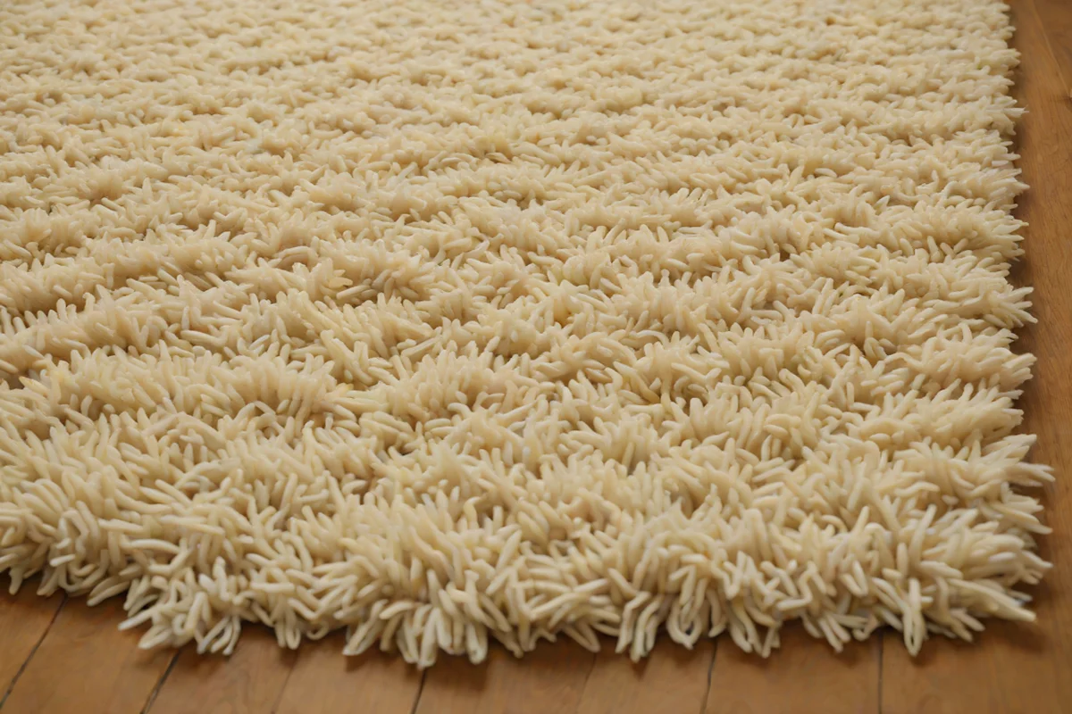 Select an Un-Dyed High-Pile Natural Wool Rug - Nursery Ideas for Girls