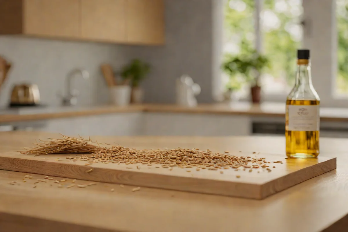 Raw Cold-Pressed Linseed Oil - Oil Wood Cutting Board