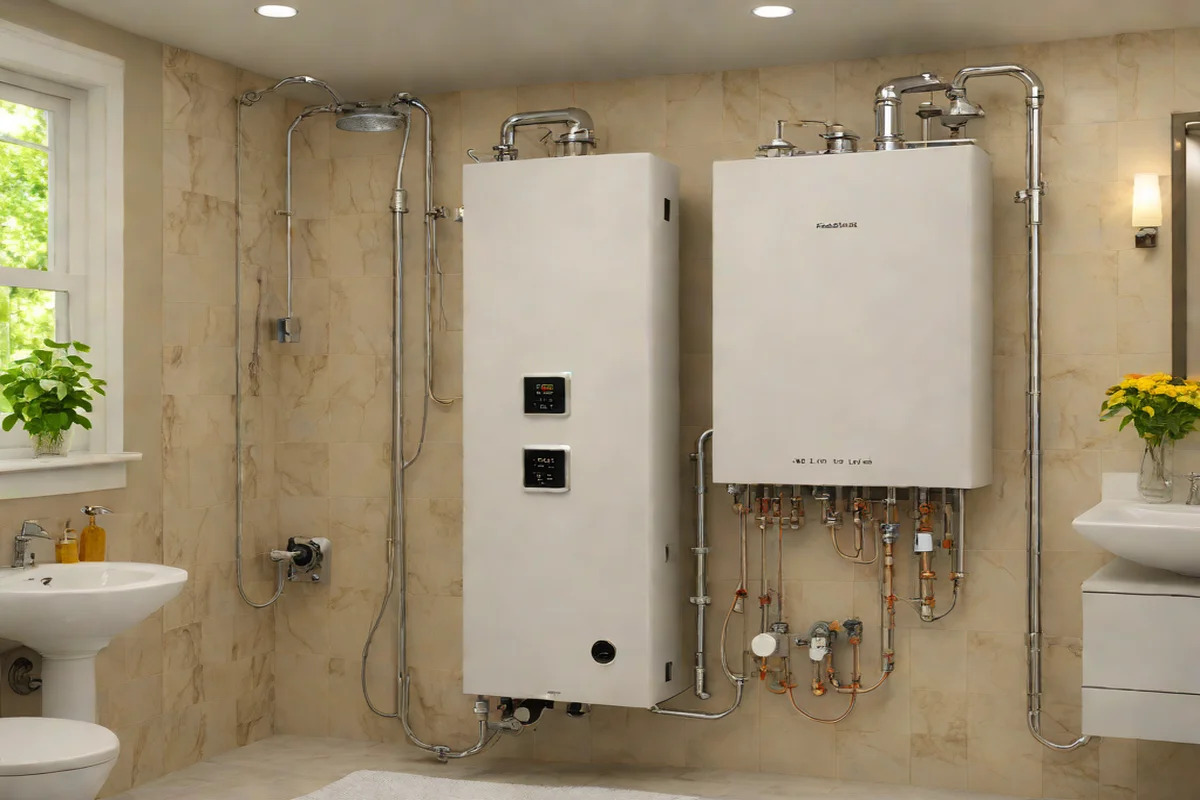 Whole-House Gas Tankless Systems Whole-House Gas Tankless Systems - Types of Water Heaters